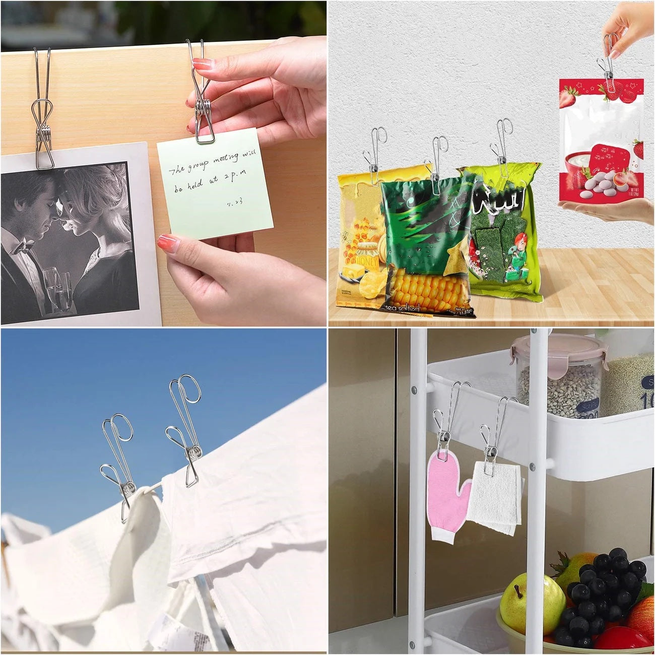 Metal hang hooks 5 pack image 3