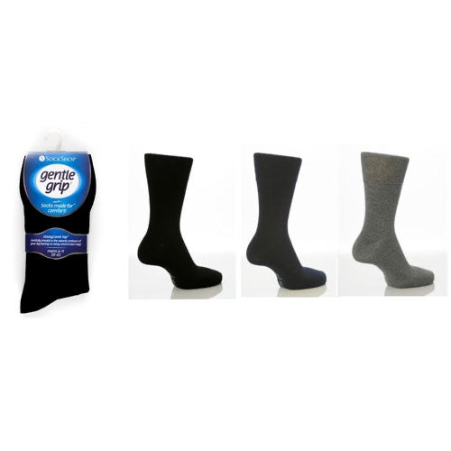 Men’s gentle grip socks - size 12-14 image 0