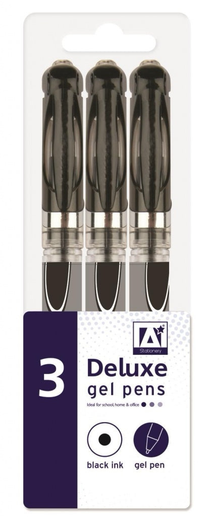 Deluxe gel pens 3 pack image 0