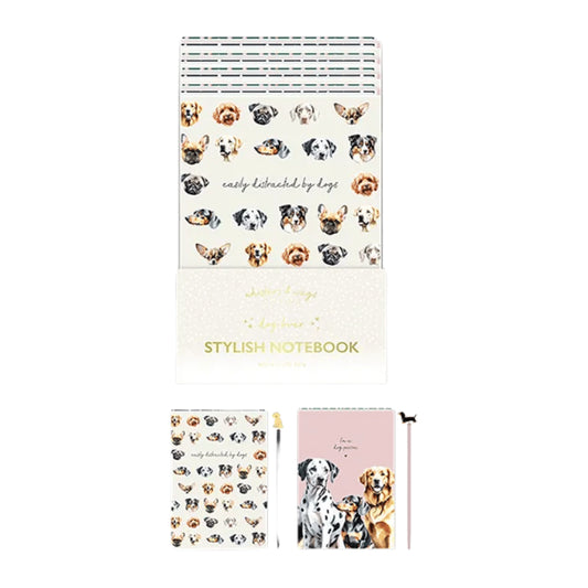 Dog notebook & pen set