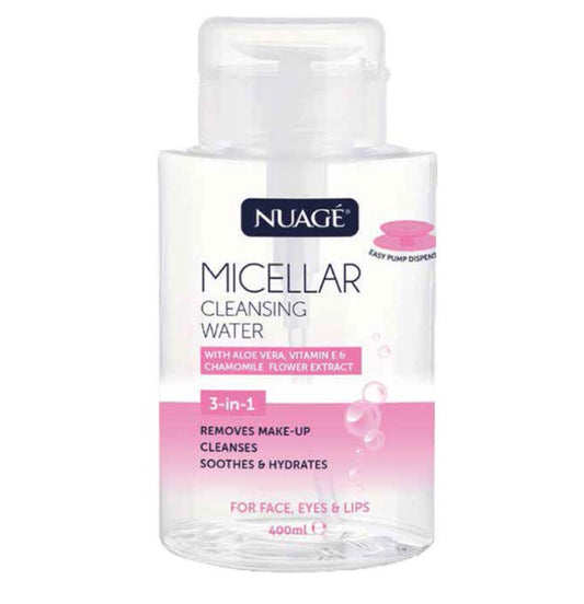 Micellar cleansing water pump action image 0