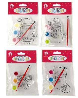 Christmas paint your own sun catcher