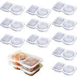 Lidded snack tray