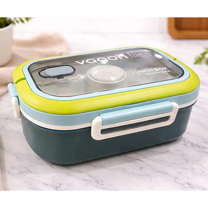 Vagonlife multi-compartment lunch box with cutlery