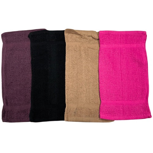 Luxury cotton face cloths 4 pack image 0