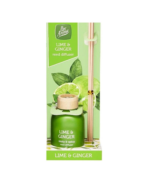 Pan aroma reed diffuser - lime &amp; ginger image 0