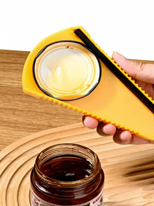 Multifunctional triangular jar and bottle opener image 1