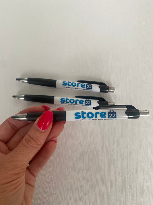Store 22 merch - black pen image 1