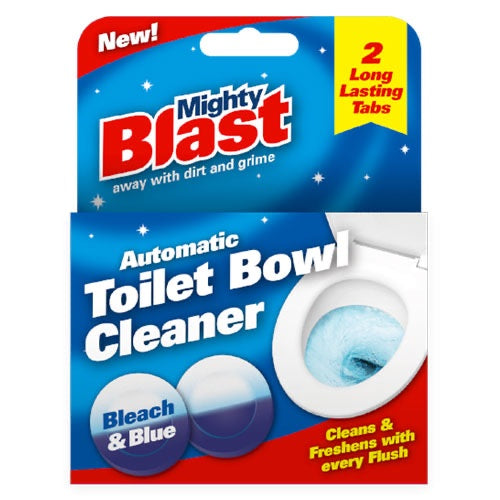 Bleach and blue toilet tablets image 0