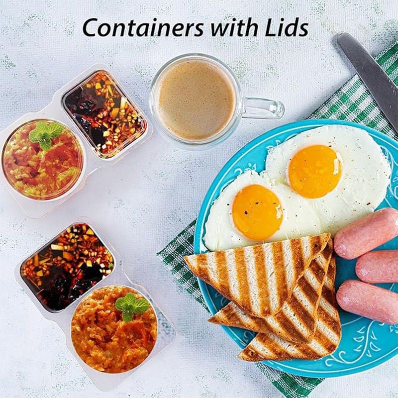 Lidded snack tray