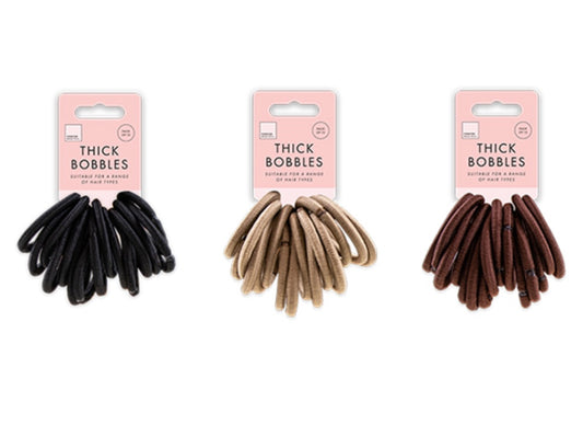 Thick hair bobbles 15 pack image 0