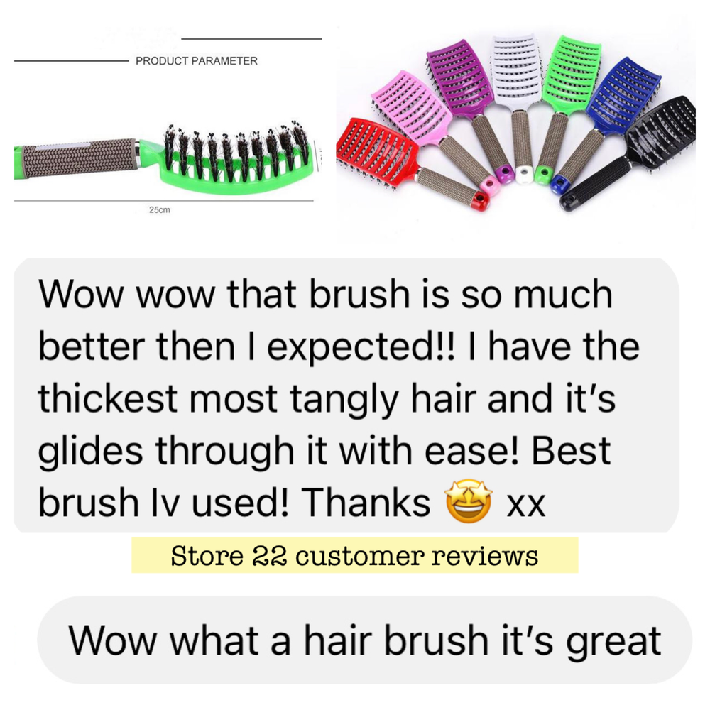 Detangling hair brush image 8