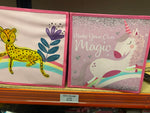 Girls storage cube - cheetah image 1