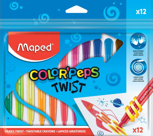 Twistable crayons color’peps 12 pack image 0