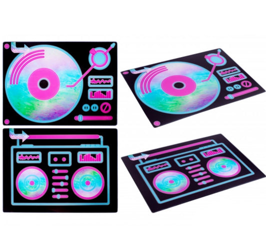 Neon sounds glass worktop saver image 0