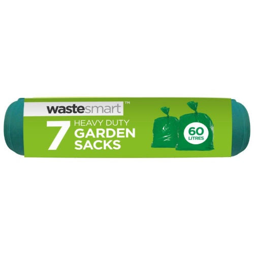 Green heavy duty garden sacks 7 pack image 0