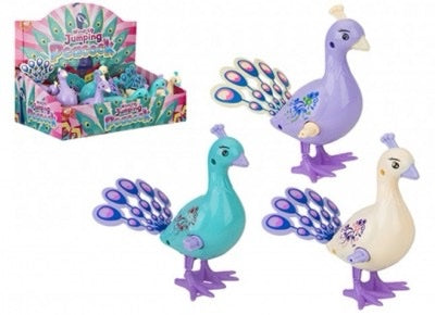 Wind up jumping peacock image 0