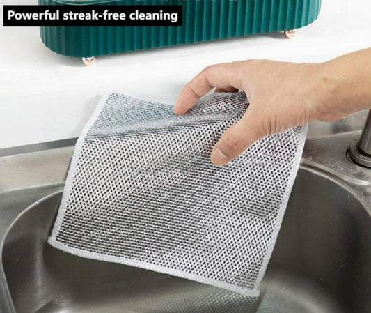 Silver scourer cloth image 0