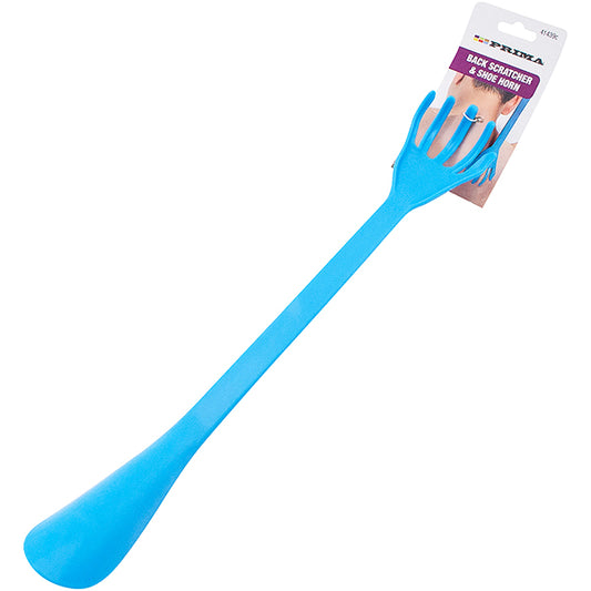 Long handled shoe horn/back scratcher
