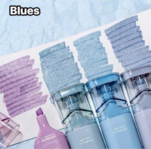 Glitter highlighters 4 pack image 0