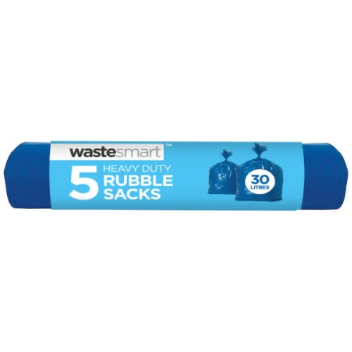 Blue heavy duty rubble sacks 5 pack image 0