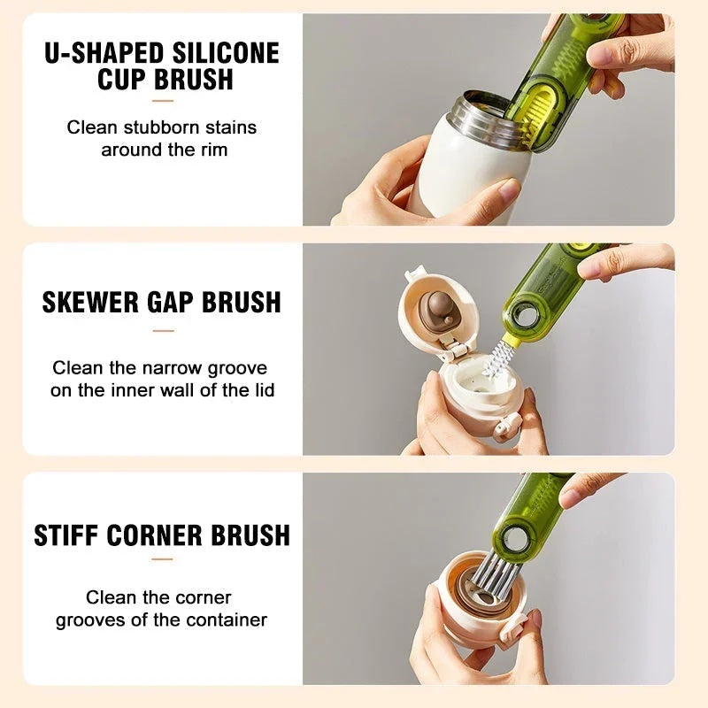 3-in-1 bottle cleaning brush image 2