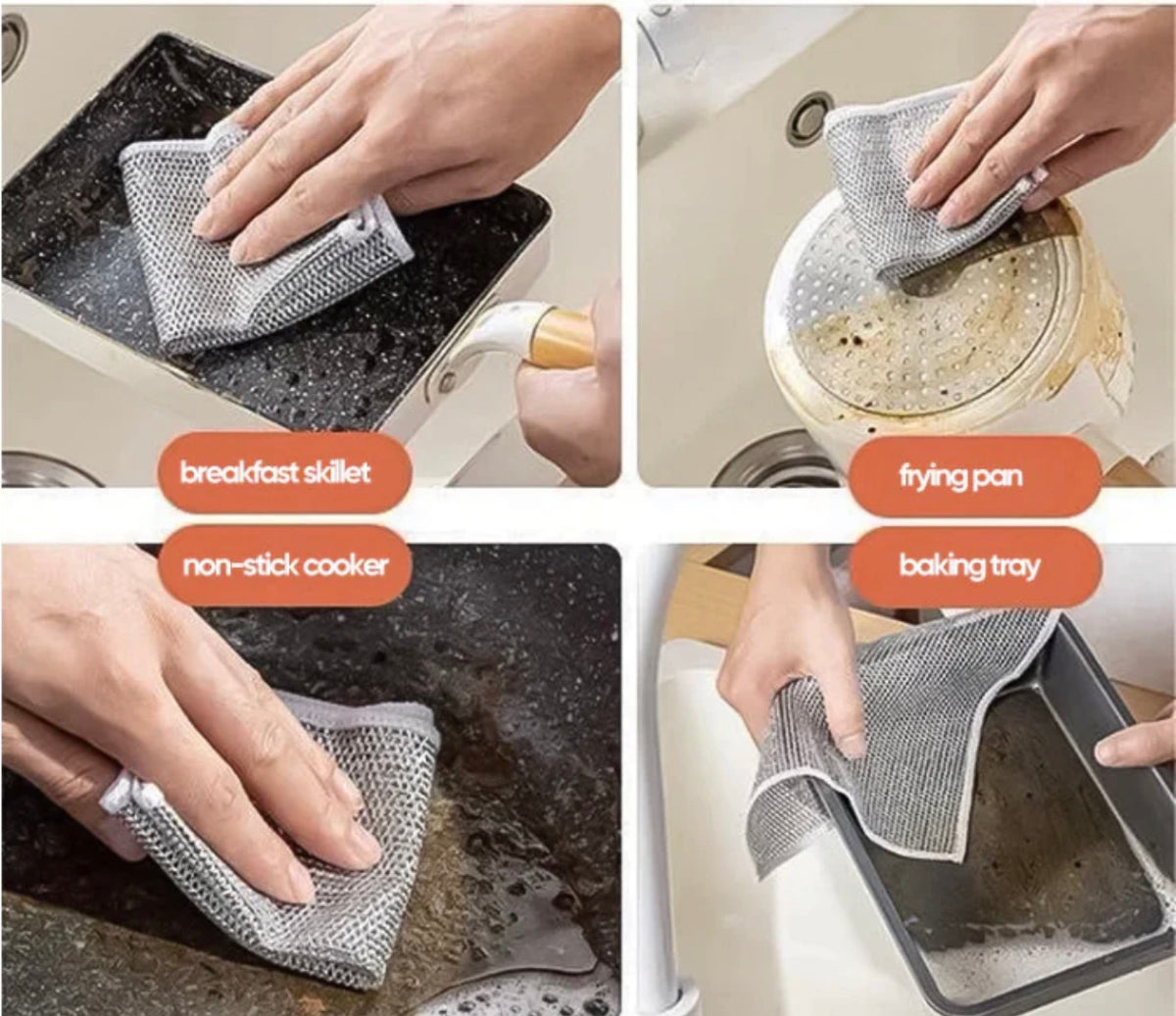 Silver scourer cloth image 4