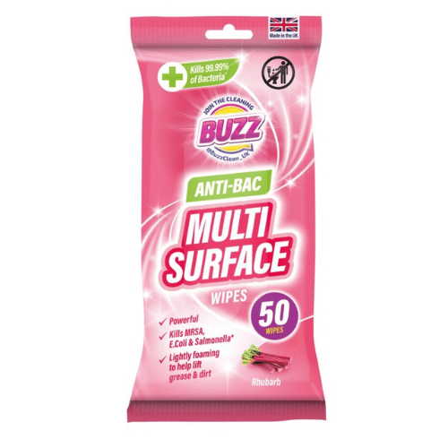 Rhubarb anti-bac multi surface wipes image 0