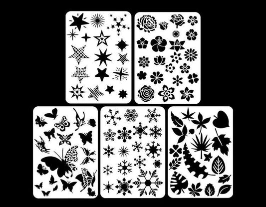 Stencil sheets 5 pack image 0