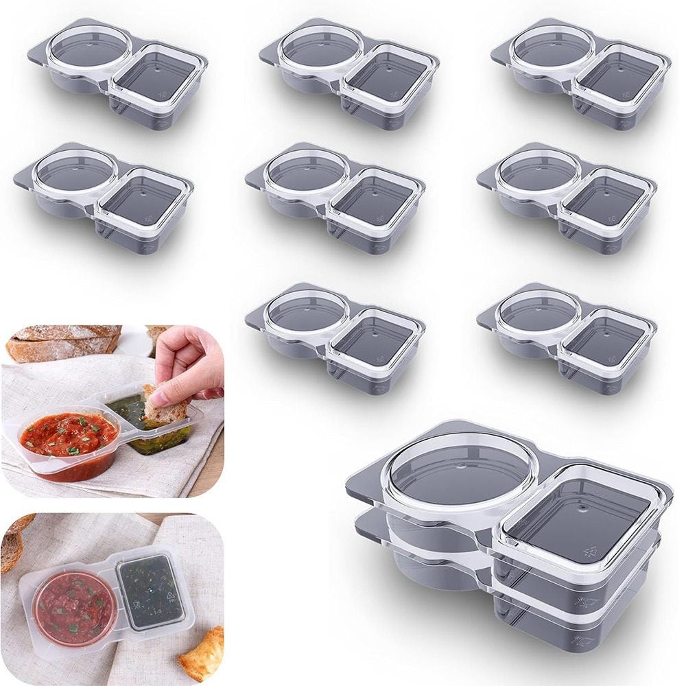 Lidded snack tray