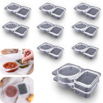 Lidded snack tray