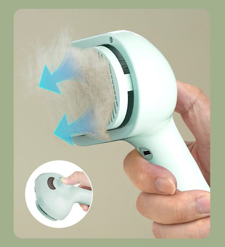Steam pet brush