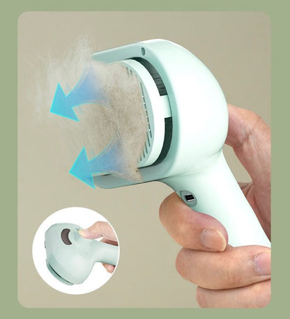 Steam pet brush