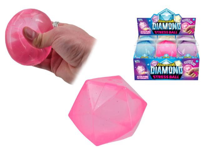 Diamond shape sugar squeeze stress ball image 0
