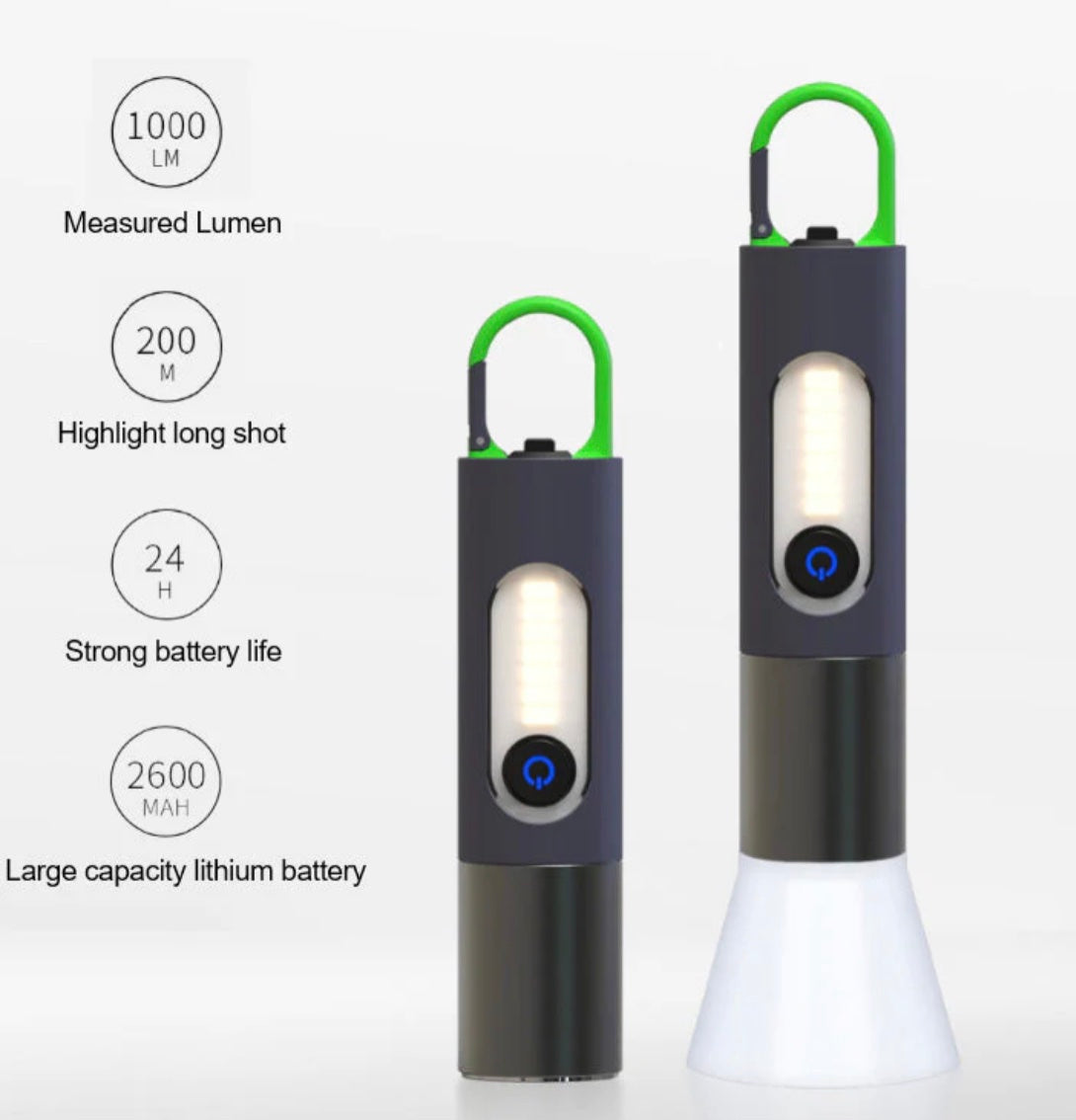 Zoomable rechargeable torch image 6