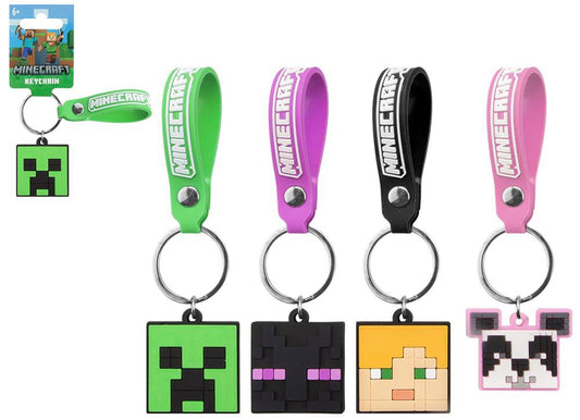 Minecraft pvc keyring image 0