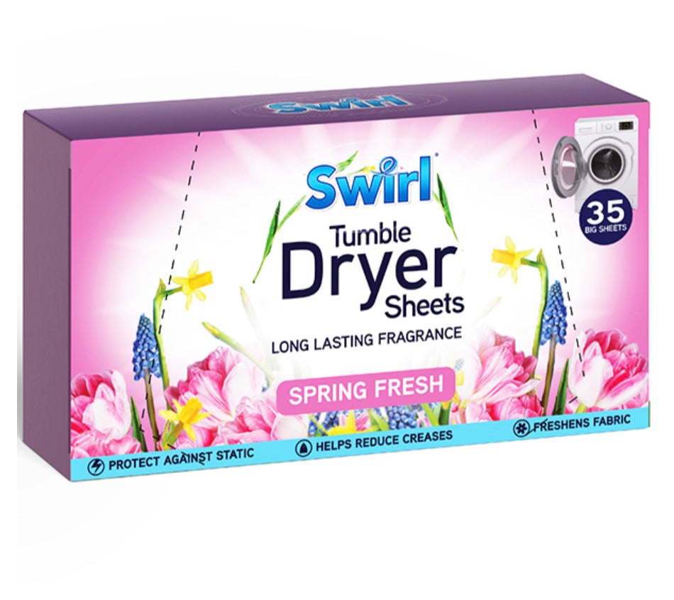 Tumble dryer sheets - spring fresh image 0