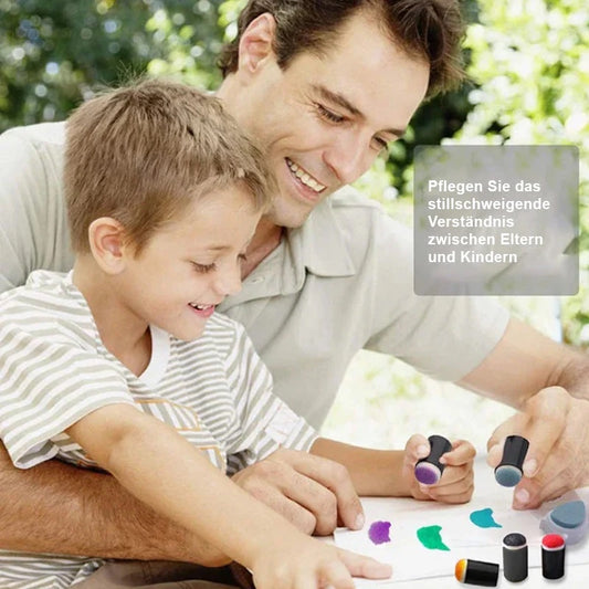 Pack of 10 finger stampers image 1