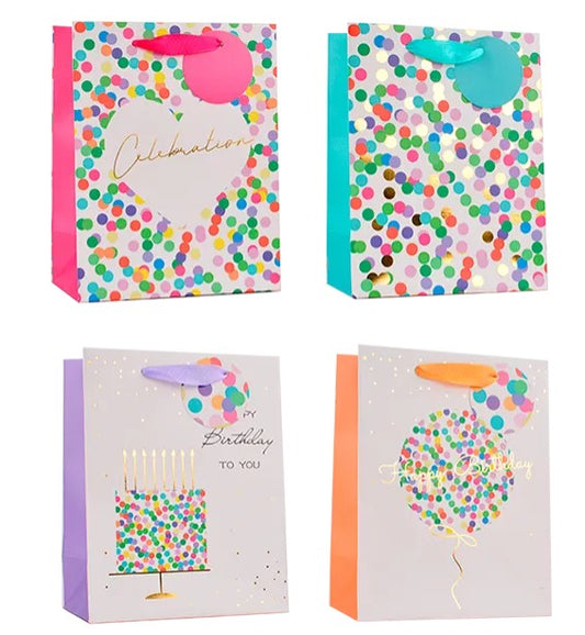 Medium gift bag - confetti