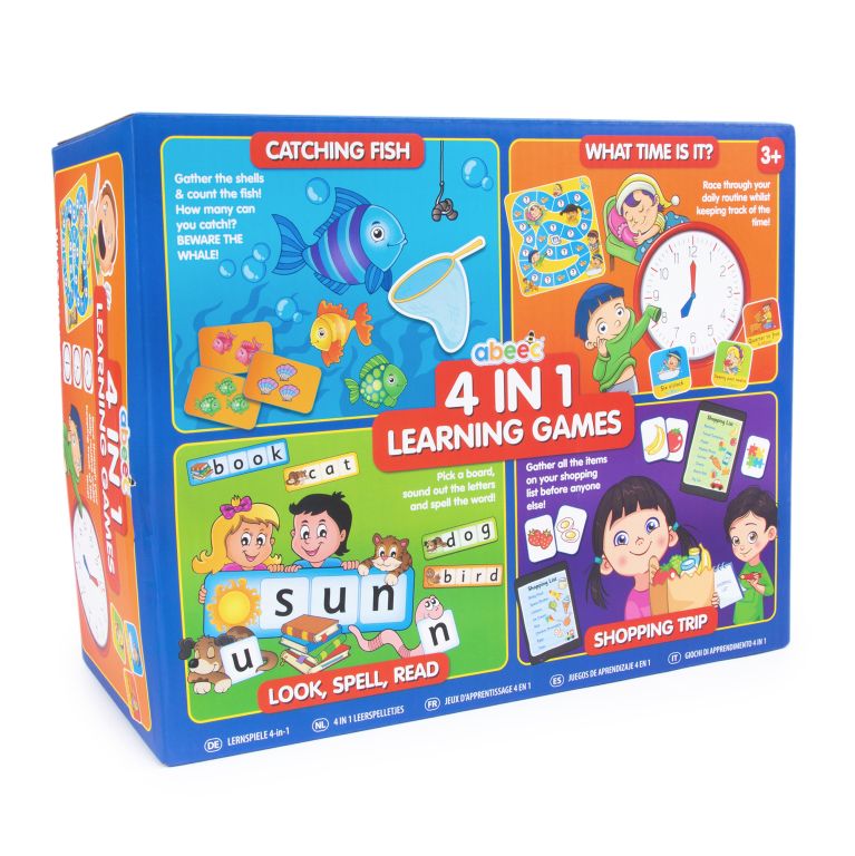 4 in 1 learning games