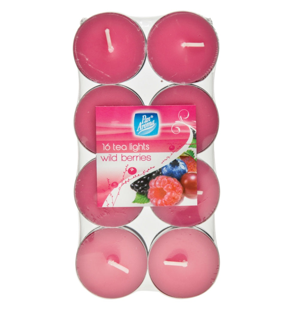 Tealights 16 pack - wild berries image 0