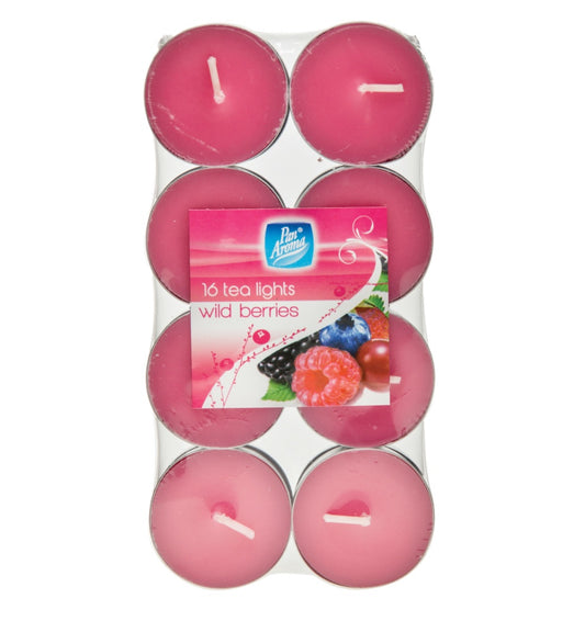 Tealights 16 pack - wild berries image 0