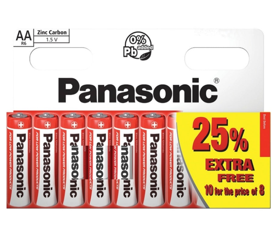 Panasonic AA batteries 10 pack image 0