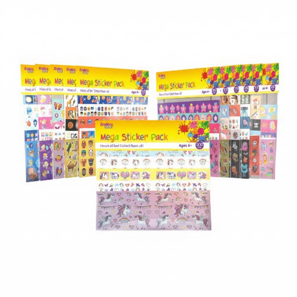 Mega 300pc sticker pack image 0