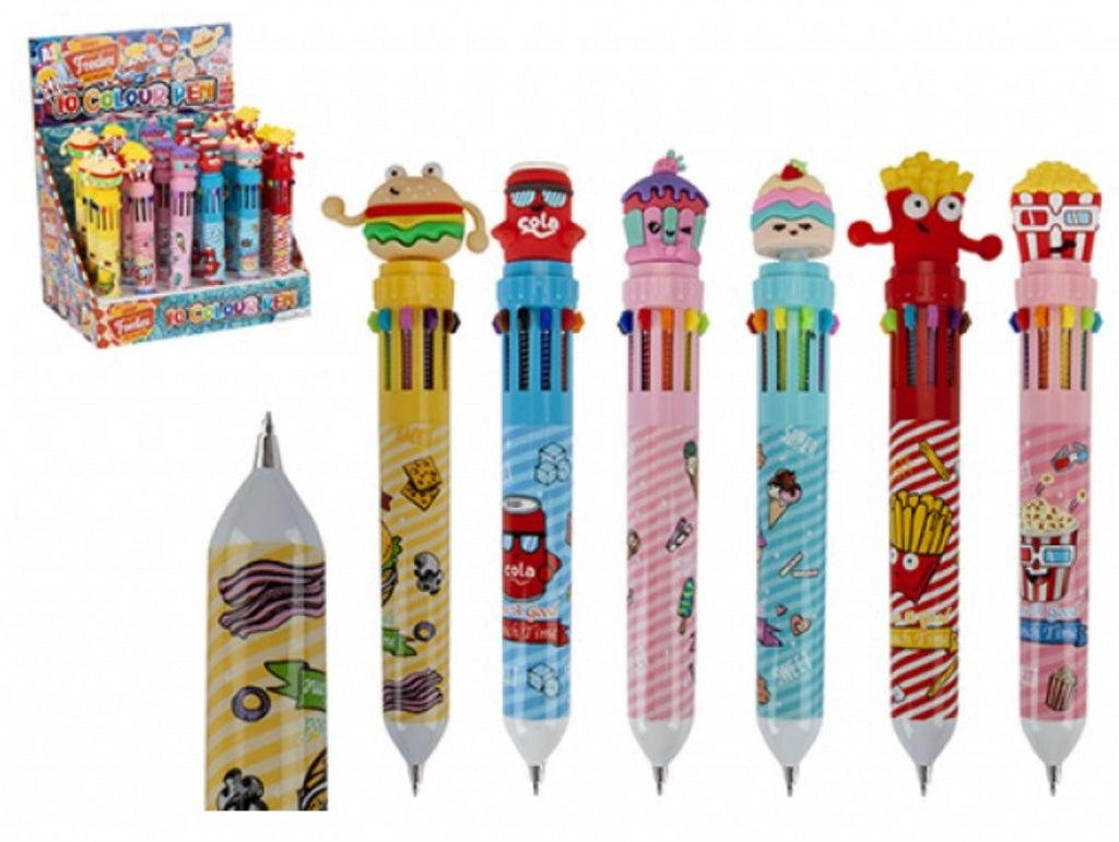 Fast foodies 10-colour pen image 0