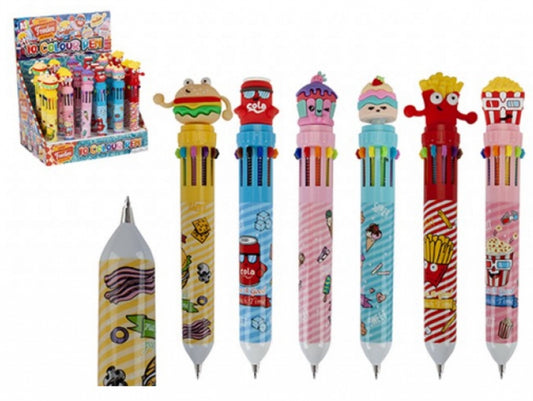 Fast foodies 10-colour pen image 0