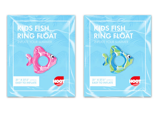 Inflatable fish swim ring image 0
