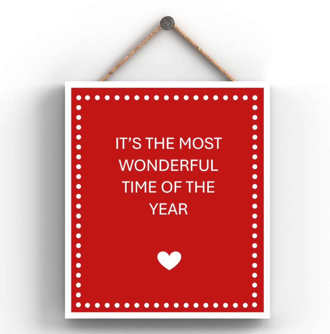 Wooden plaque - most wonderful time