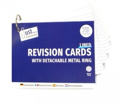 Revision cards with metal ring image 0