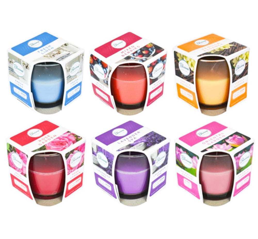 Bloome glass candle image 0